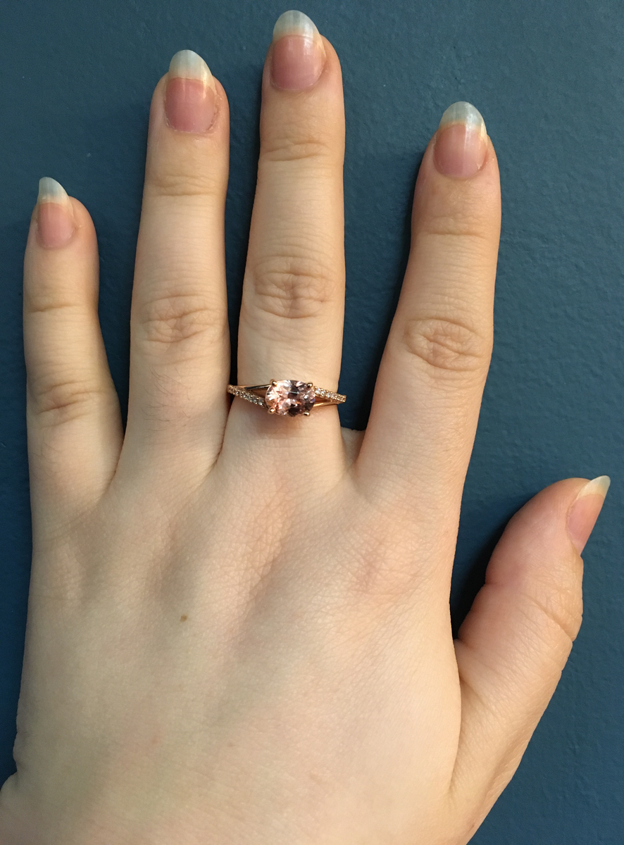 Lotus garnet engagement ring deals