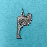 Sterling Silver Maryland State Charm
