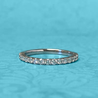 White Gold and Diamond Wedding Band 0.45ct
