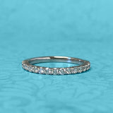 White Gold and Diamond Wedding Band 0.45ct