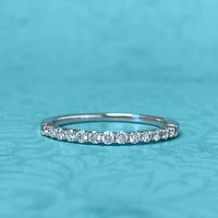 White Gold and Diamond Wedding Band 0.27ct