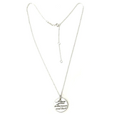 Sterling Silver "I Love You to the Moon and Back" Charm Necklace