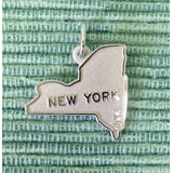 Sterling Silver New York State Charm