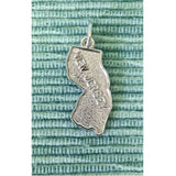 Sterling Silver New Jersey State Charm