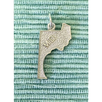 Sterling Silver Maryland State Charm