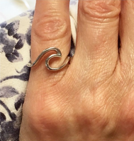 Sterling Silver Wave Ring