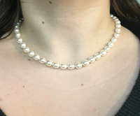 Preowned Sterling Silver Tiffany Fresh Water Cultured Pearl Necklace