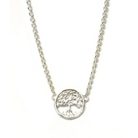 Sterling Silver Adjustable Tree of Life Pendant