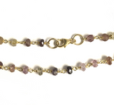 Vermeil and Spinel Beaded Chain Necklace
